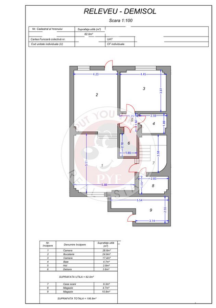 Calea Mosilor | Finisaje Lux | Apartament 2 camere | 107mp | B12517